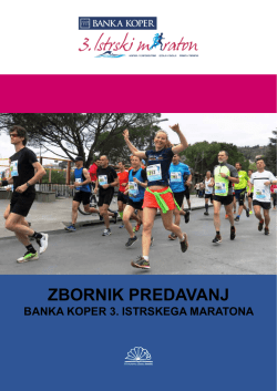 Zbornik BK3IM - Istrski maraton