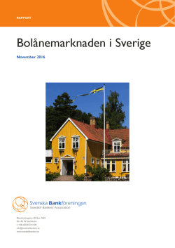 Läs rapporten - Svenska Bankföreningen