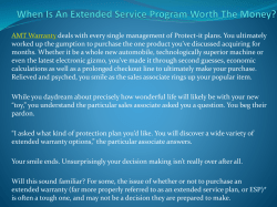 When Is An Extended Service Program Worth The Money