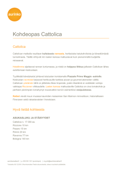 Kohdeopas Cattolica