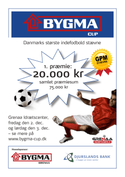 Bygma Cup 2016 program