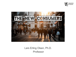 Lars Erling Olsen, Ph.D. Professor - Events