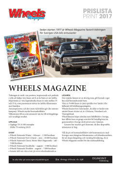 wheels magazine