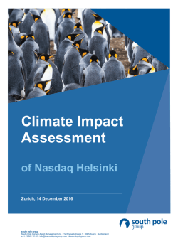 Sitra_Nasdaq Helsinki Investment Screening_2016 Report_final
