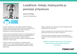 LeadDesk - Finnchat