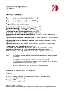 DOF Akademiet 2017