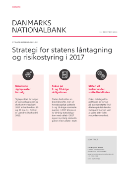 Strategimeddelelse 2017