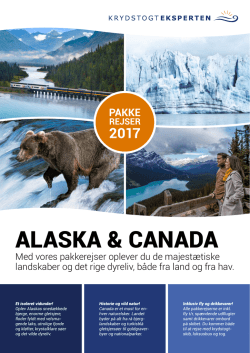 Alaska og Canada 2017 med Celebrity Cruises