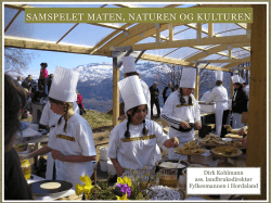 Samspelet maten, naturen og kulturen