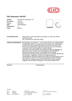 FDV dokument 1427437 - LED