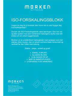 ISO-FORSKALINGSBLOKK