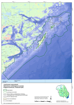 Oversiktskart Jomfruland nasjonalpark