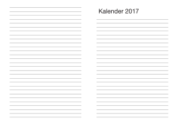 Kalender 2017 - TIM-TEK