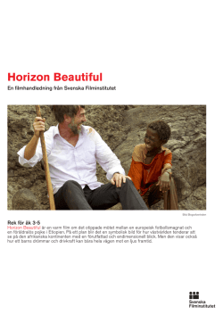 Horizon Beautiful - Svenska Filminstitutet