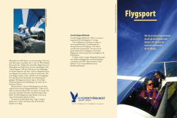 foldern-flygsport - Svenska Flygsportförbundet
