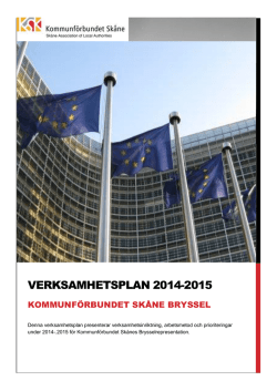 Verksamhetsplan 2014-2015