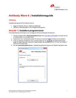Antibody Wave 6 | Installationsguide