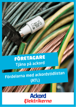 företagare - Svenska Elektrikerförbundet