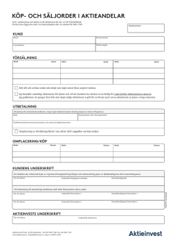 Ladda ner - Aktieinvest