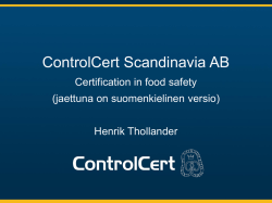 ControlCert Scandinavia AB