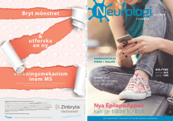 Nr 4 2016 - Neurologi i Sverige
