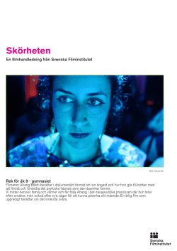 Skörheten - Svenska Filminstitutet