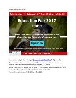 Overseas Education Fair Pune