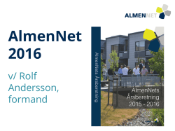 AlmenNet 2016