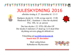 juleskydning 2016 - Københavns Skyttecenter