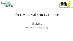 Ny procesoperatør uddannelse for biogas