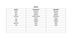 Gradbøying av adjektiv