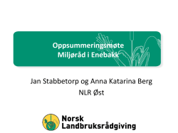 Jan Stabbetorp og Anna Katarina Berg NLR Øst