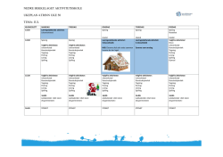 nedre bekkelaget aktivitetsskole ukeplan 4.trinn uke 50 tema: jul