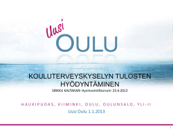 Oulun seutu | Nuortenelämä.fi