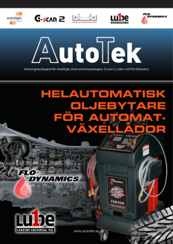 helAutomAtisk oljebytAre för AutomAt- växellådor