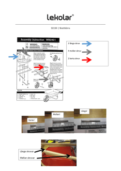 32150 | Skottkärra Långa skruvar Mellan skruvar