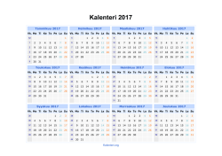 Kalenteri 2017