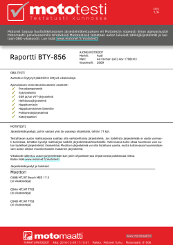 Raportti BTY-856