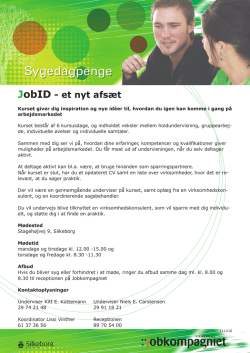 JobID - Jobkompagniet Silkeborg