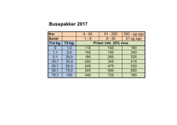 Busspakker 2017