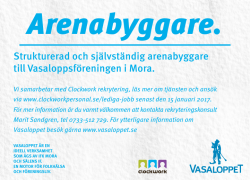 Arenabyggare.