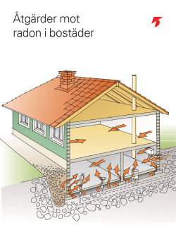 Åtgärder mot radon i bostäder