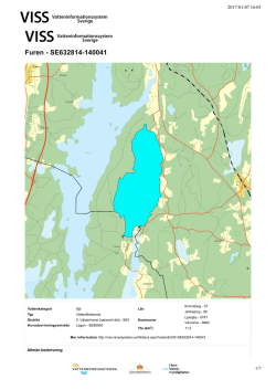 Furen - Sjö - VISS - VattenInformationsSystem för Sverige