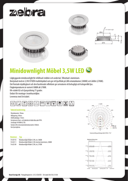 Produktblad Minidownlight Möbel 3,5W 7445910_11. 7462289
