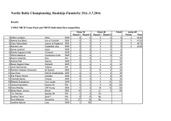 Nordic Baltic Championship, Hankkija Finnderby 29.6.