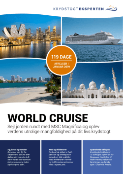 World Cruise 2019 - Krydstogt Eksperten