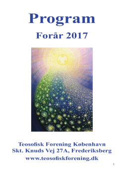 Program - Teosofisk Forening København