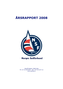 Norges Seilforbund - Norges idrettsforbund
