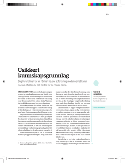 Tidsskrift for Norsk Psykologiforening 1/2017