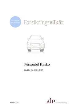 Personbil Kasko